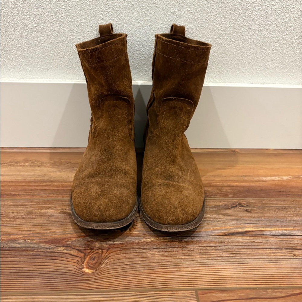 Frye Brown Suede Boots